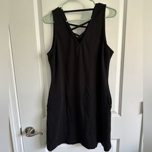 NY & Co Dress - Black - Sleeveless - Size Large